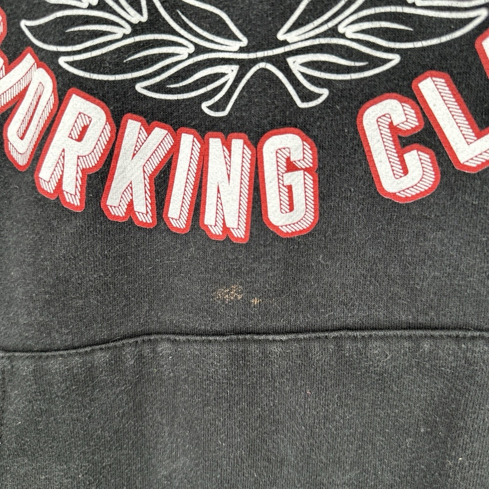 Dixxon Flannel Co. Mens Large Sweatshirt Hoodie Black Working Class Distressed - Picture 5 of 11